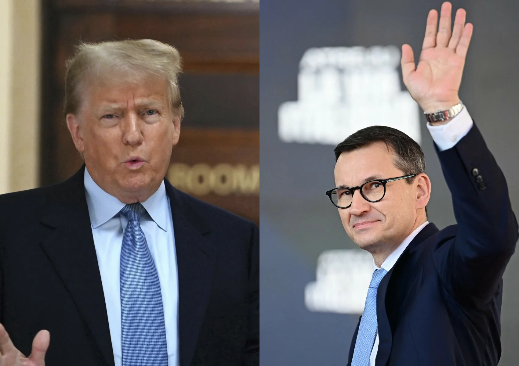Donald Trump, Mateusz Morawiecki Donald Trump, Mateusz Morawiecki