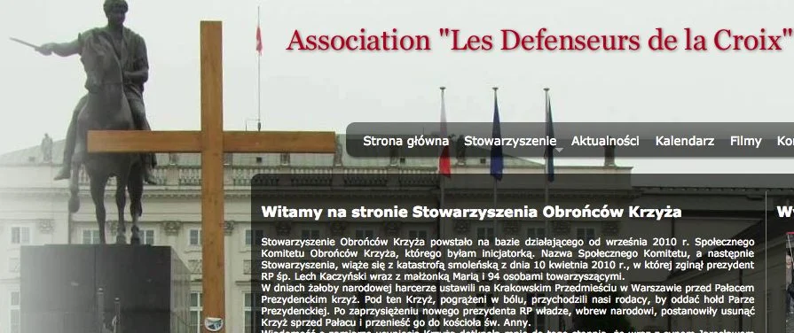Obrońcy krzyża z pomnika JP2 mają swoją stronę internetową