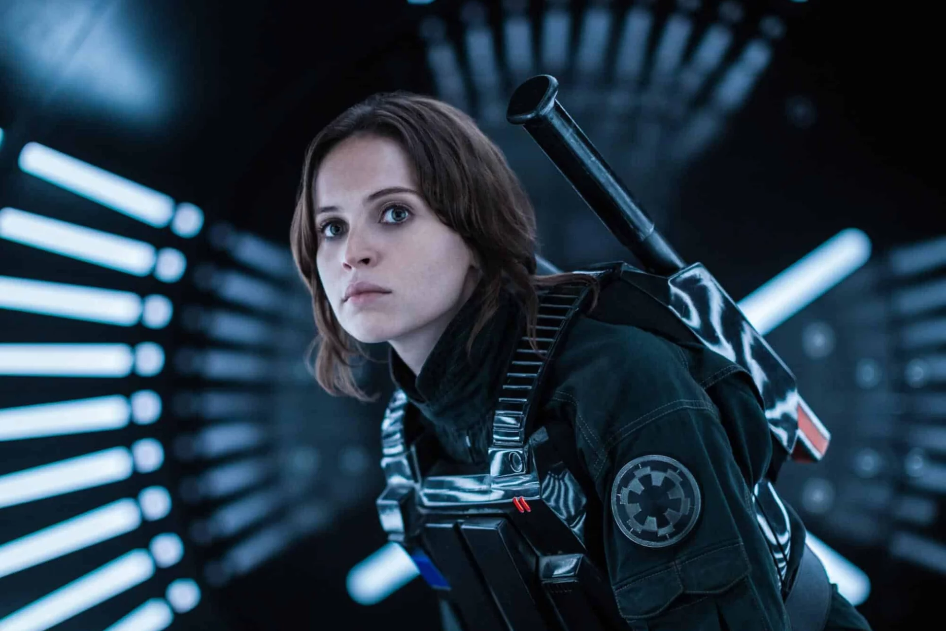 Felicity Jones w filmie "Rogue One".