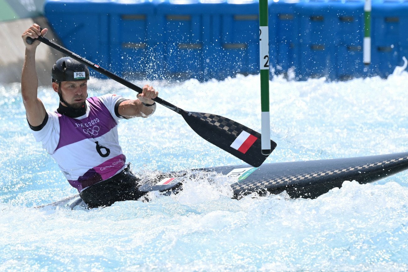 Grzegorz Hedwig podczas niedzielnego, udanego występu na igrzyskach w Tokio