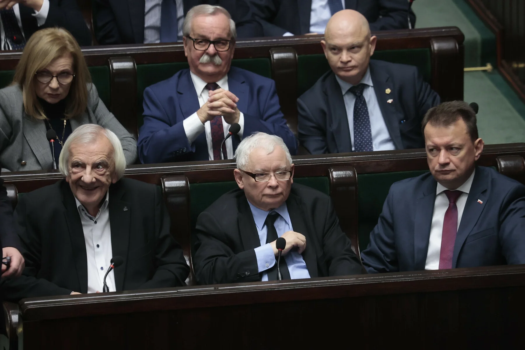 Politycy PiS w Sejmie, zdjęcie ilustracyjne. Partia przeforsowała ostatnio zmiany w kodeksie wyborczym