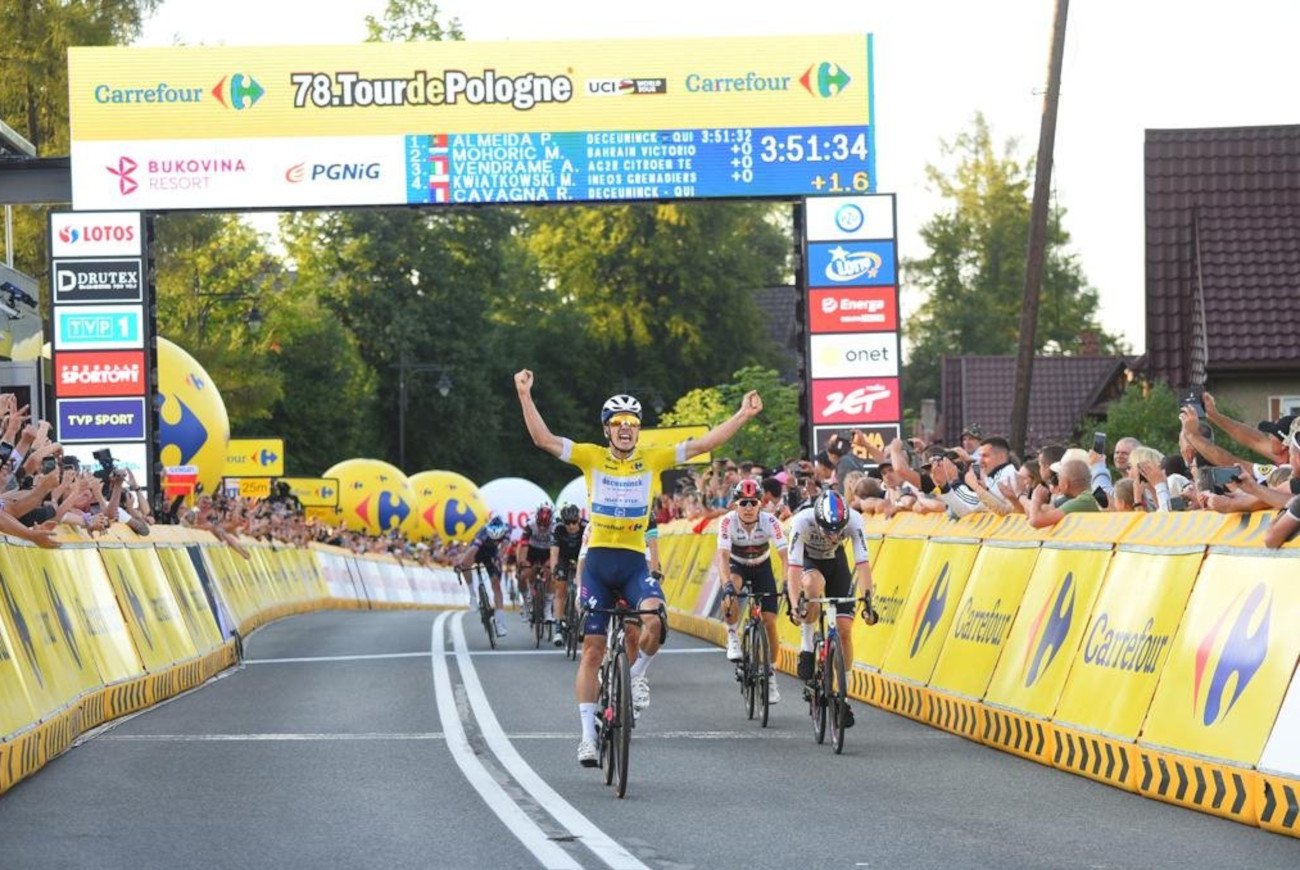 Portugalczyk Joao Almeida wygrał czwarty etap Tour de Pologne