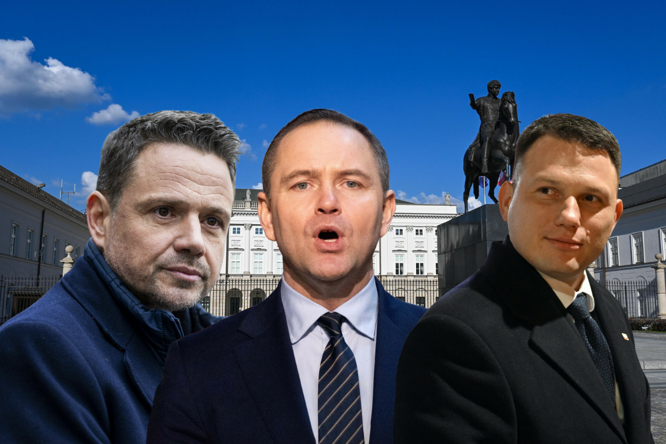 Rafał Trzaskowski, Karol Nawrocki, Sławomir Mentzen