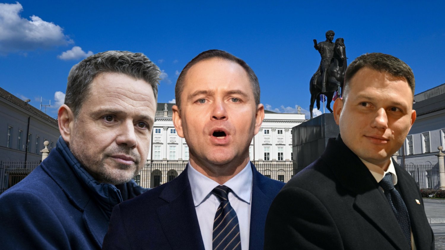 Rafał Trzaskowski, Karol Nawrocki, Sławomir Mentzen