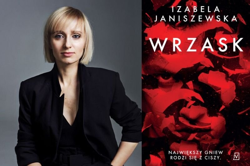 "Wrzask" to debiutancka powieść dziennikarki Izabeli Janiszewskiej. Rozgrywający się w Warszawie kryminał przedstawia śledztwo komisarza i reporterki w sprawie zbrodni, za którymi stoi maskujący się jak duch i manipulujący ludźmi morderca