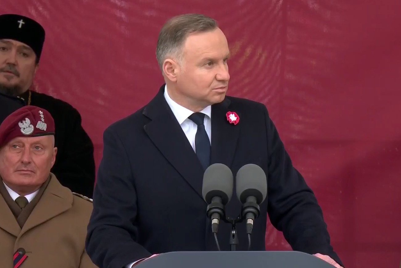 Prezydenta Andrzej Duda przemawiał podczas obchodów Narodowego Święta Niepodległości. Prezydenta Andrzej Duda podczas obchodów Narodowego Święta Niepodległości