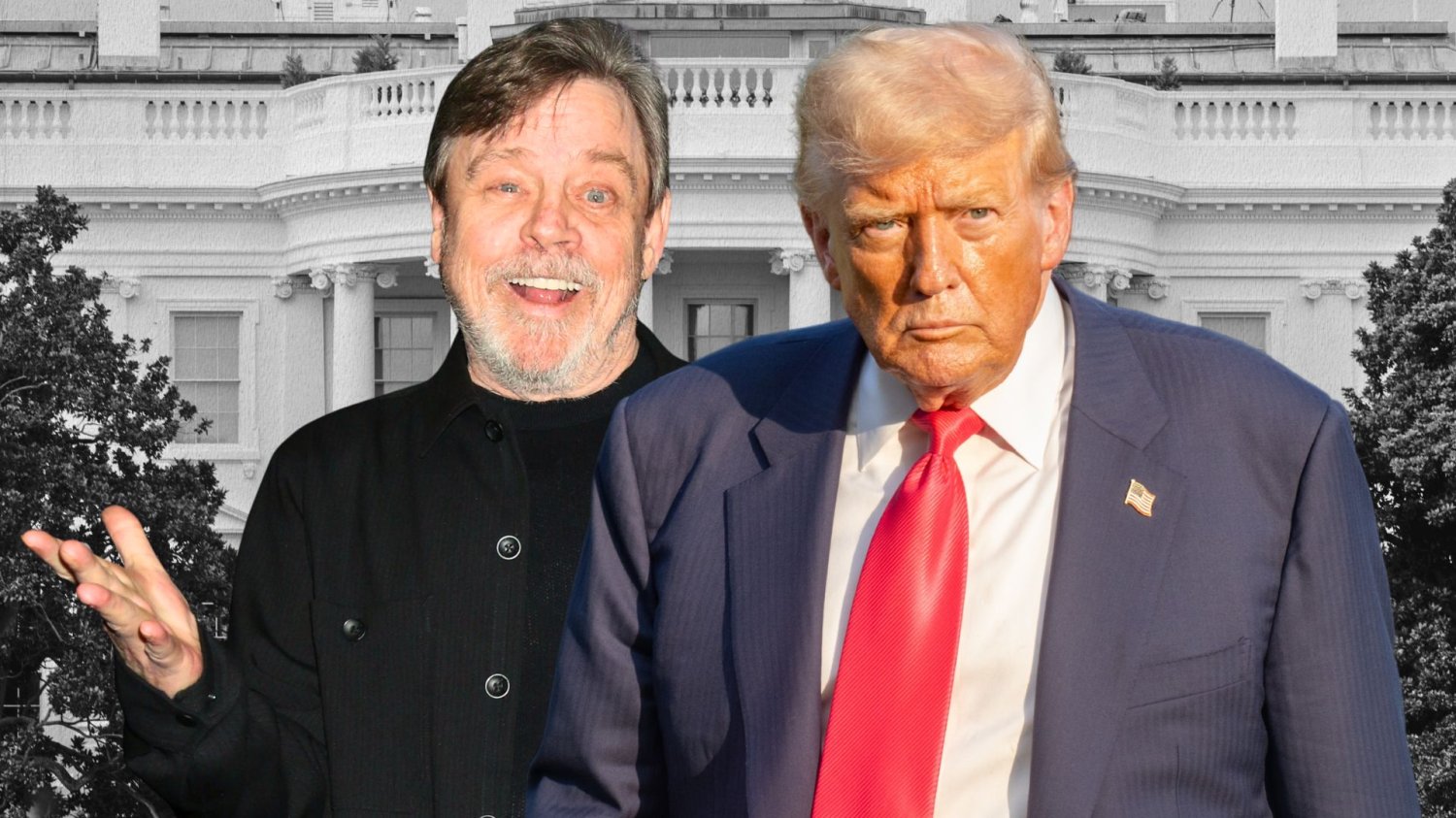 Mark Hamill atakuje Donalda Trumpa Mark Hamill i Donald Trump