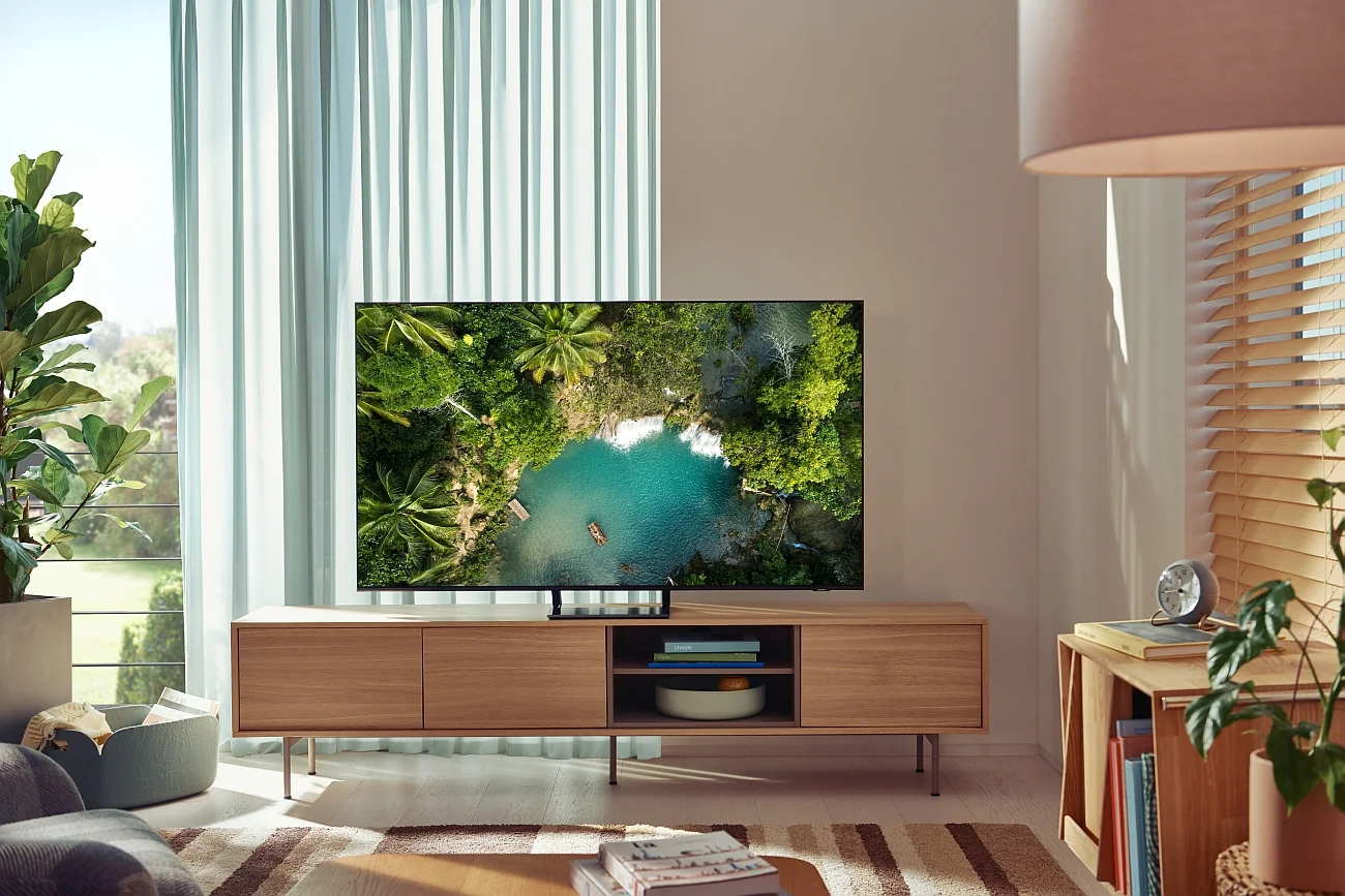 Nowoczesny inteligentny telewizor pozwala "podkręcić" wszelkie atuty DVB-T2/HEVC. Staje się to możliwe dzięki lepszej jakości obrazu (głównie w modelach UHD / 4K) oraz funkcjom poprawiającym dźwięk