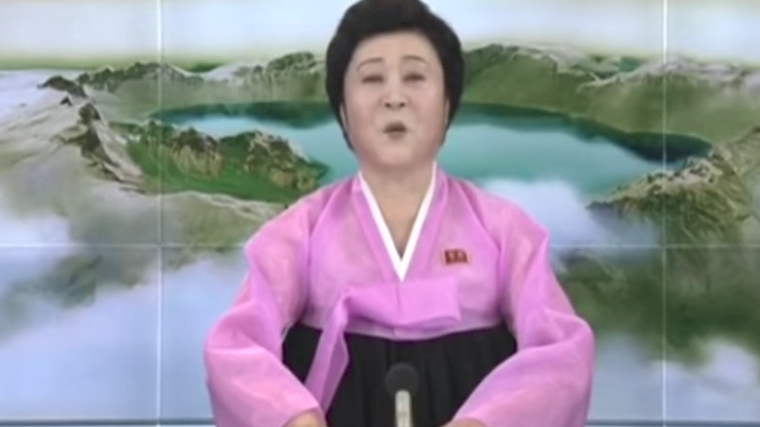 Ri Chun-hee, najsłynniejsza prezenterka północnokoreańskiej telewizji.