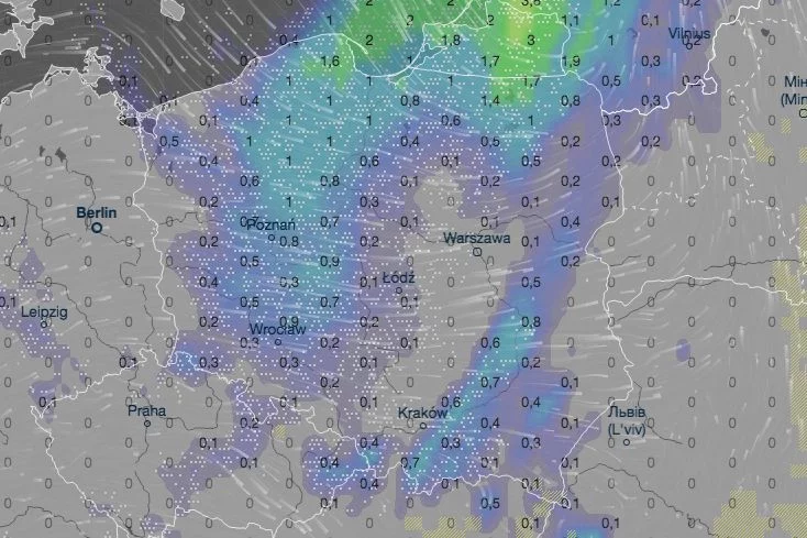 Już po weekendzie wrócą opady i niskie temperatury.