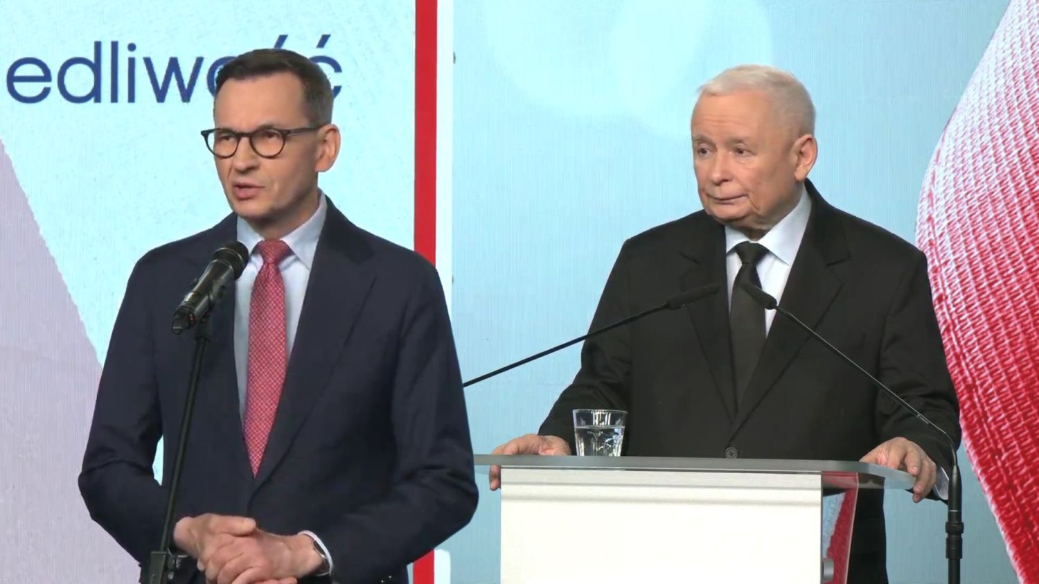 Morawiecki i Kaczyński na wspólnej konferencji. Co dalej z PiS i stowarzyszeniem Rozwój Plus?