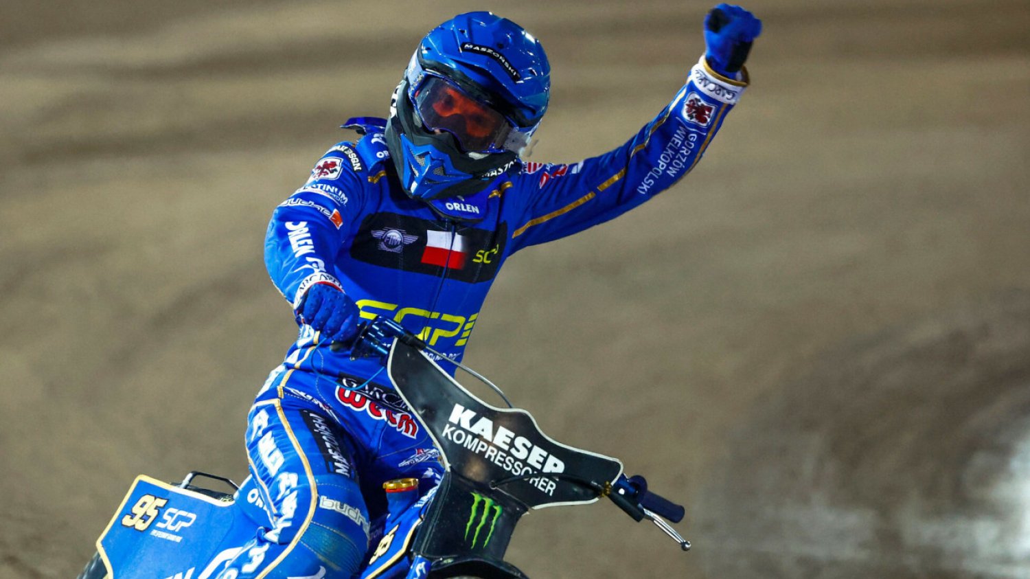 Bartosz Zmarzlik podczas sobotniego Grand Prix Szwecji, zapewnił sobie kolejne złoto w FIM Speedway GP.