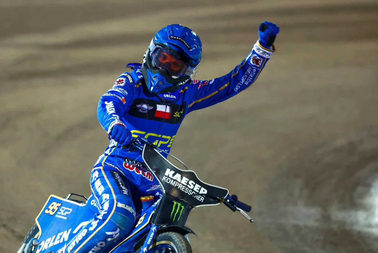 Bartosz Zmarzlik podczas sobotniego Grand Prix Szwecji, zapewnił sobie kolejne złoto w FIM Speedway GP.