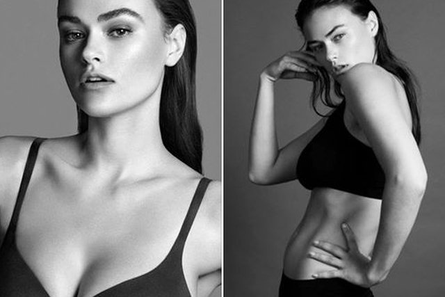 Myla Dalbesio w kampanii bielizny marki Calvin Klein. Czy to na pewno plus-size?