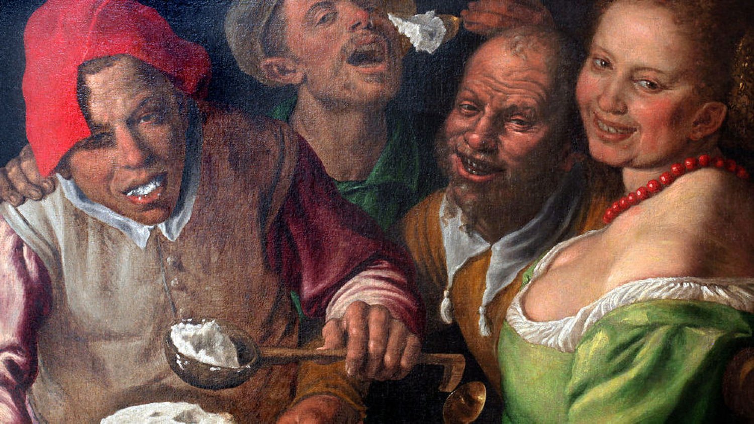 "The ricotta eaters",  Vincenzo Campi, 1580