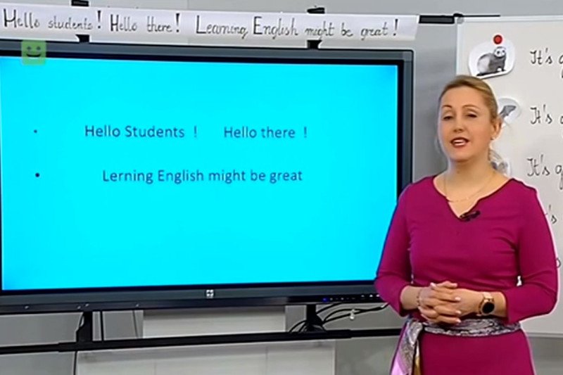 Lekcja angielskiego w "Szkole z TVP".