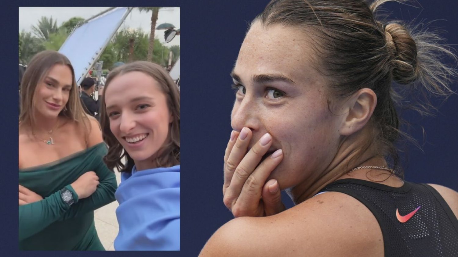 Aryna Sabalenka namówiła Igę Świątek do nagrania TikToka. Wyszło zabawnie