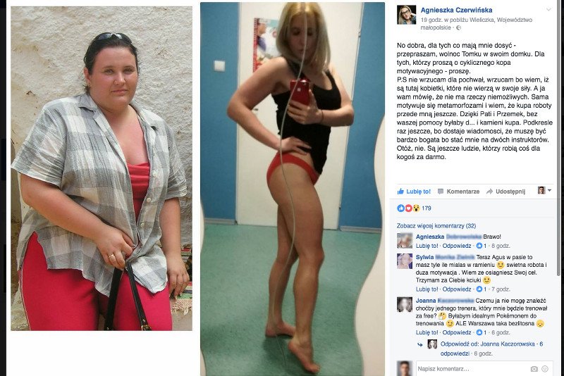 Hejtowali ją, gdy ważyła 130 kilogramów. Odkąd zaczęła ćwiczyć piszą: Wyglądasz jak facet