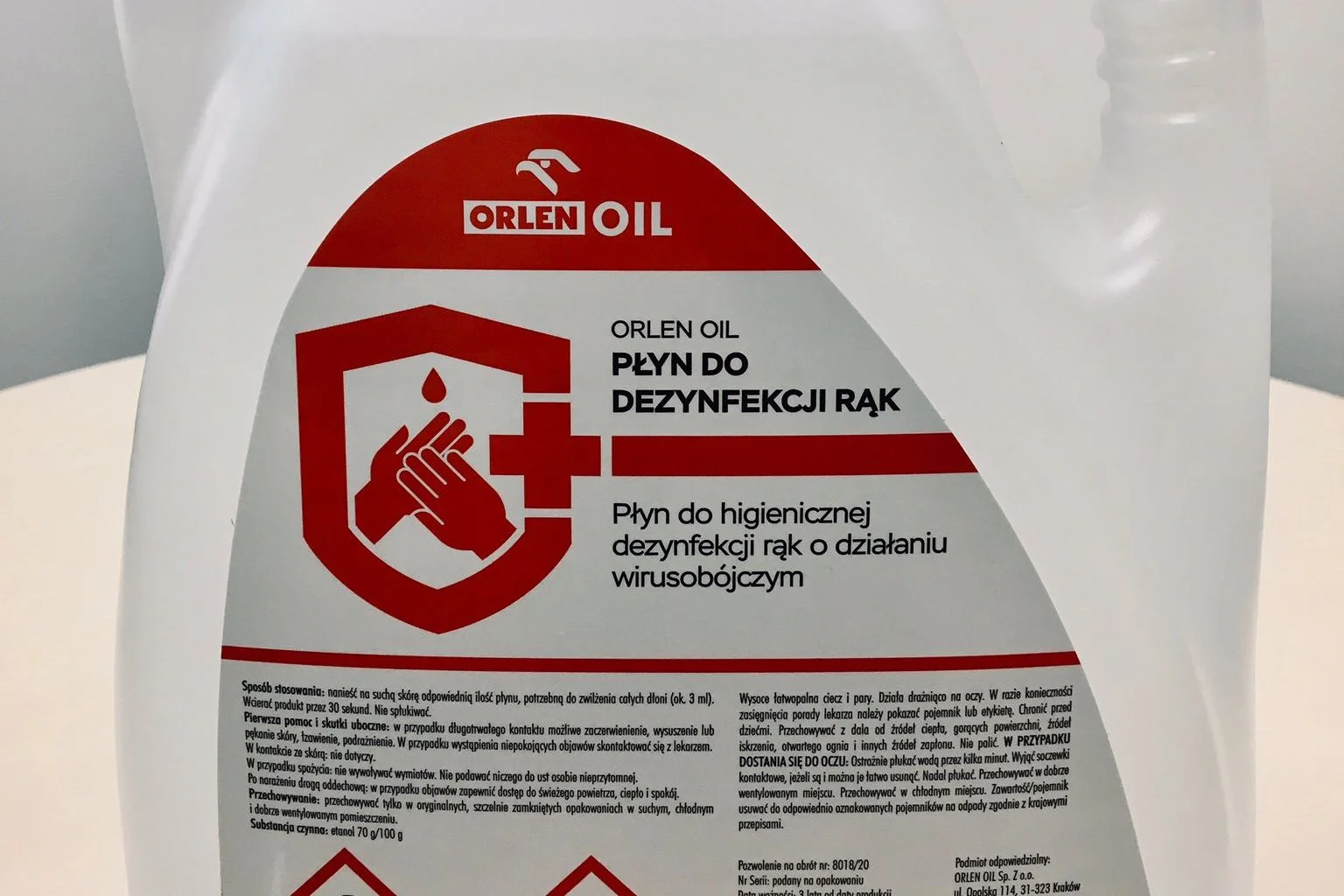 Orlen wypuścił swój własny płyn do dezynfekcji rąk. Cena dla wielu osób może być zaporowa