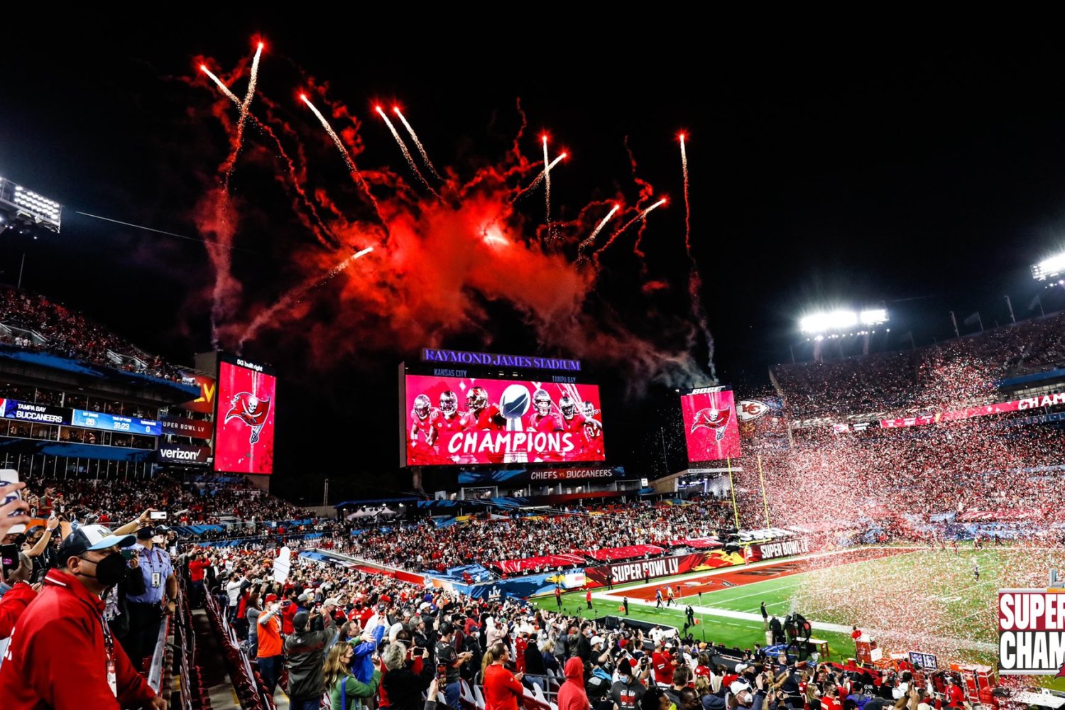Tak wyglądał finał Super Bowl 2021 z perspektywy trybun
