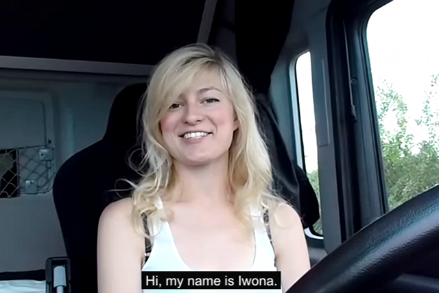 Iwona Blecharczyk, polska trucking girl