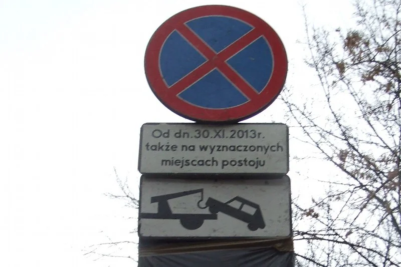 Zakaz parkowania obowiązuje od 30 listopada