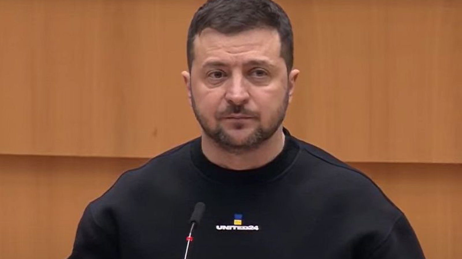 Wołodymyr Zełenski przemawiał w PE.