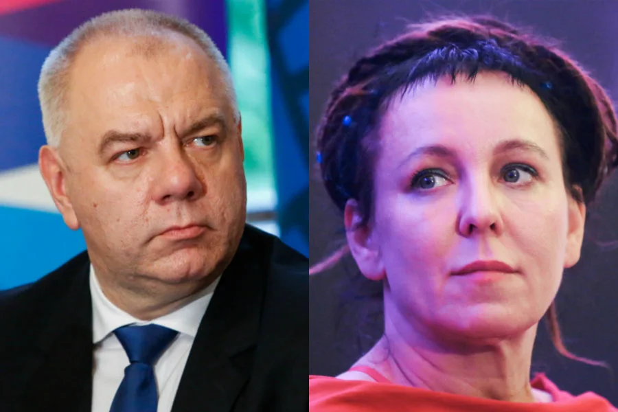 Jacek Sasin wystosował prośbę do Olgi Tokarczuk po jej słowach sugerujących problemy z demokracją w Polsce.