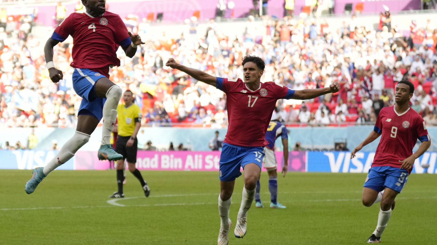 Kolejna sensacja na mundialu. Kostaryka podniosła się po srogim laniu i wygrała