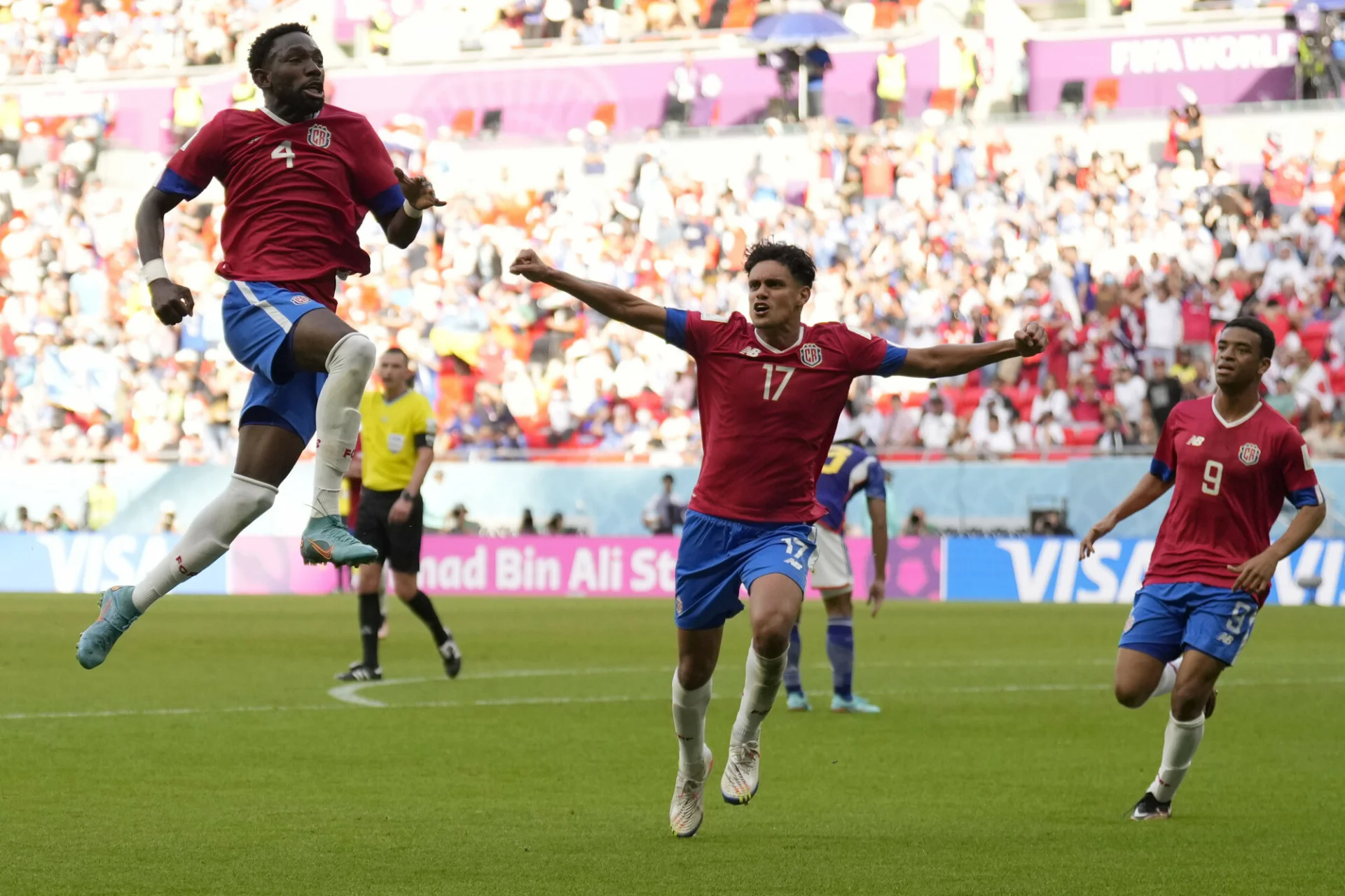 Kolejna sensacja na mundialu. Kostaryka podniosła się po srogim laniu i wygrała