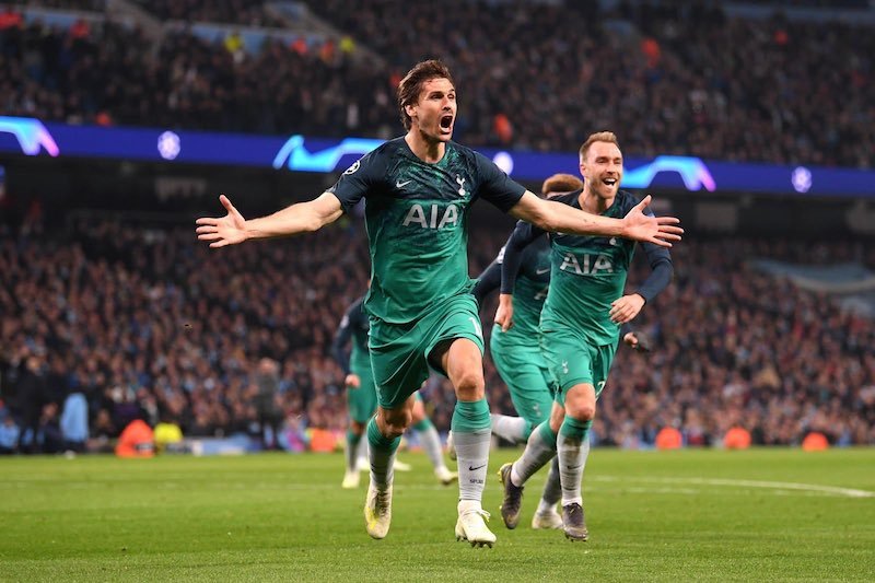 Fernando Llorente strzelił gola dla Tottenhamu w meczu z Manchesterem City.