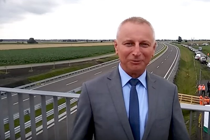 Prezydent Ryszard Brejza w lipcu otwierał obwodnicę Inowrocławia. CBA właśnie zaczęło kolejną kontrolę w jego urzędzie.