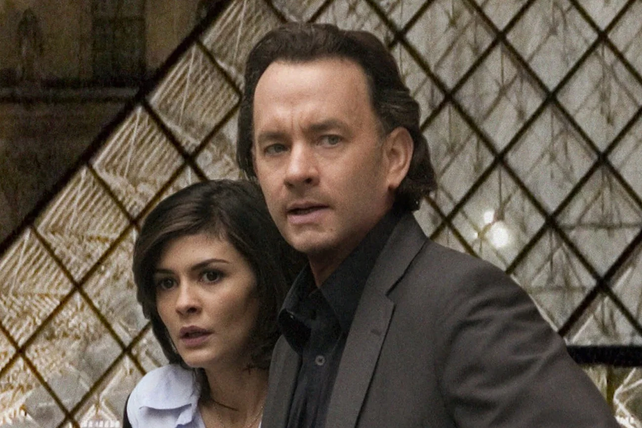 Audrey Tautou i Tom Hanks w filmie "Kod da Vinci".