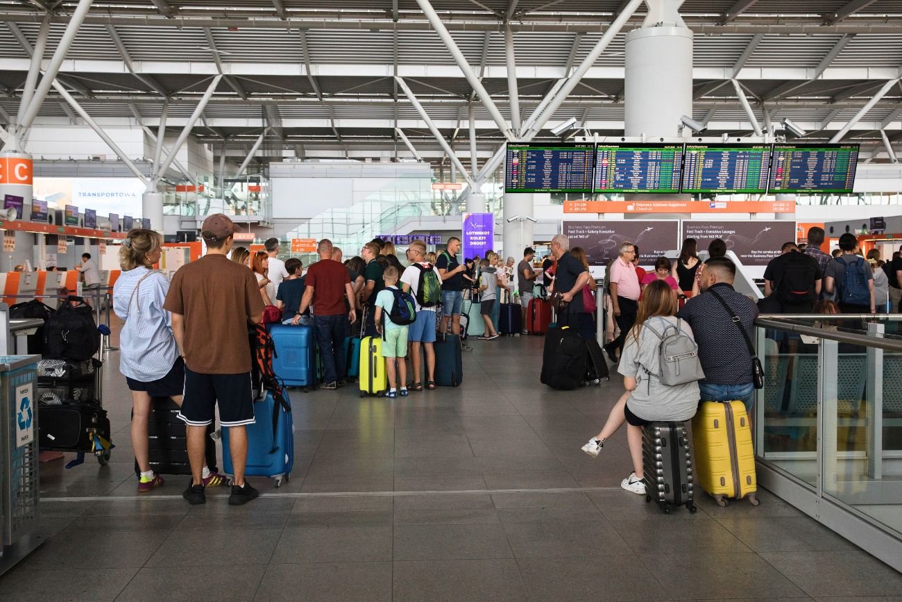 Ewakuacja Lotniska Chopina w Warszawie