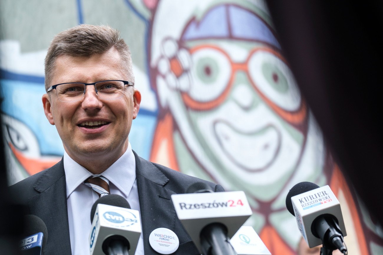 Marcin Warchoł zaprezentował wizualizację Aquaparku w Rzeszowie.