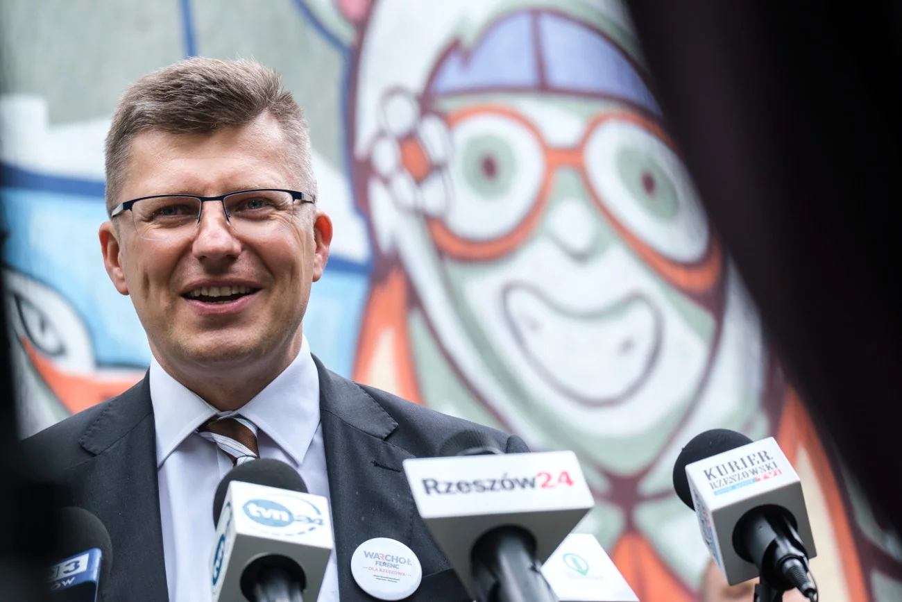 Marcin Warchoł zaprezentował wizualizację Aquaparku w Rzeszowie.