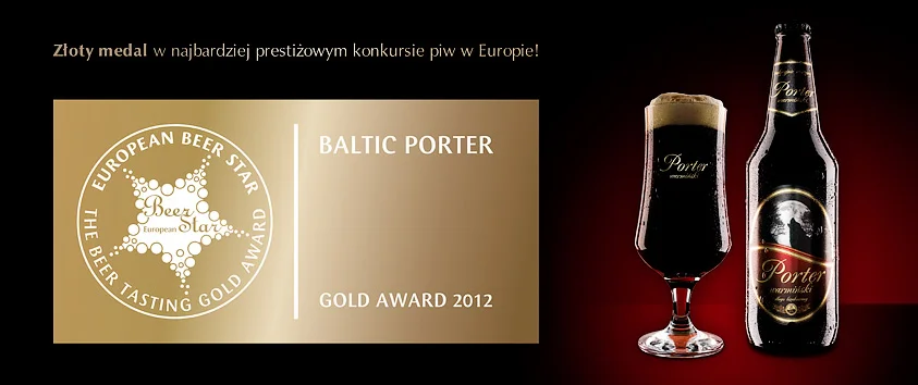 W 2012 r. na najwyższym miejscu podium na European Beer Star stanął Porter Warmiński.