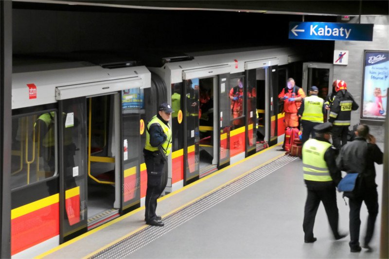 Od 2013 do 2018 roku w metrze w Warszawie zginęło 7 osób.