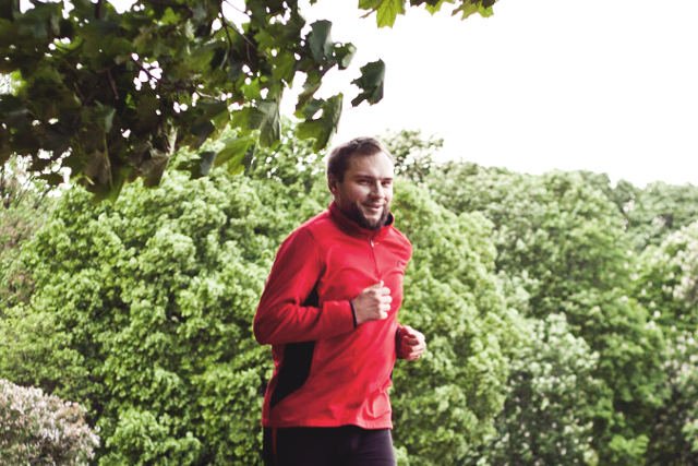 Paweł Lipiec podczas treningu na Agrykoli