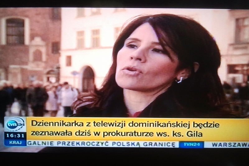 Dominikańska dziennikarka Alicja Ortega będzie zeznawać w warszawskiej prokuraturze na temat ks. Gila