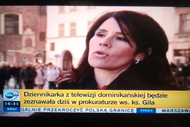 Dominikańska dziennikarka Alicja Ortega będzie zeznawać w warszawskiej prokuraturze na temat ks. Gila