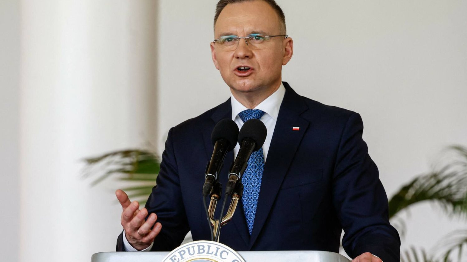 Andrzej Duda w Afryce.