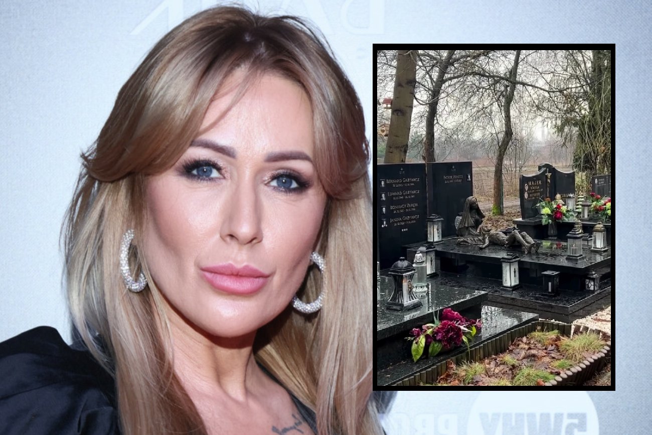 Zaskakujące przedmioty na grobie syna Sylwii Peretti. Co stoi na mogile?