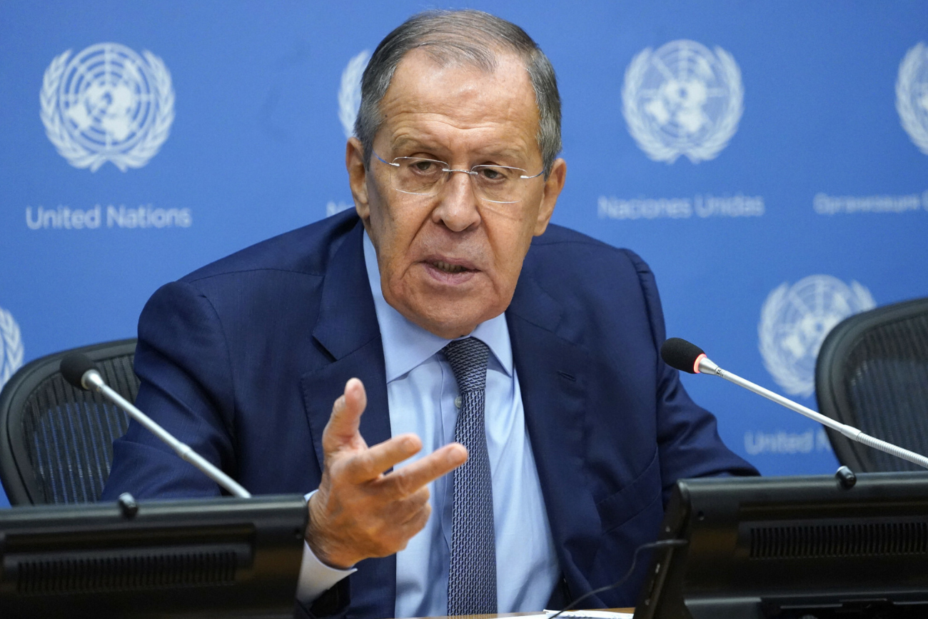 Minister spraw zagranicznych Rosji Siergiej Ławrow.