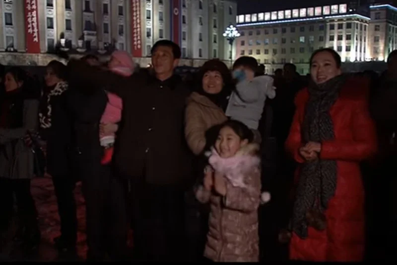 Nowy Rok w Korei Północnej.