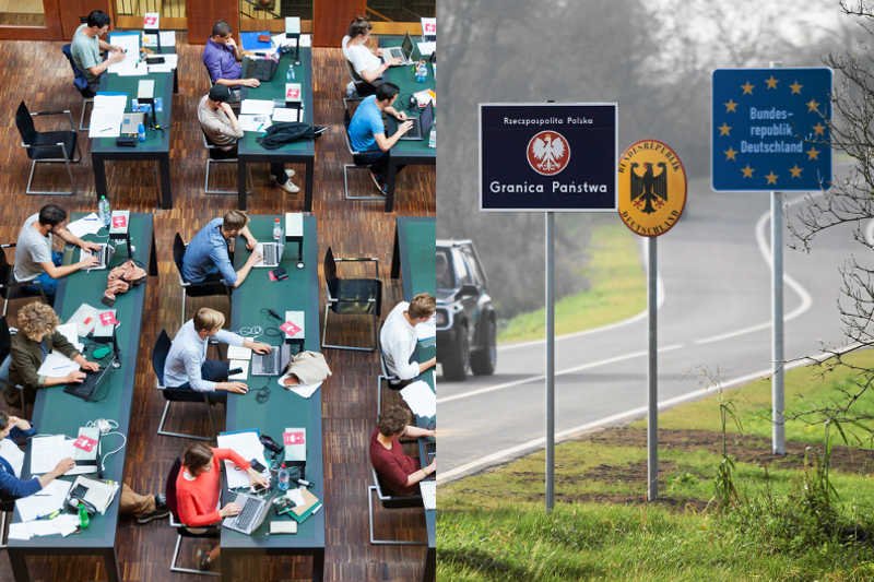 Niemiecki urząd pracy zachęca młodych Polaków do pracy i nauki tuż przy granicy, w Pesewalku