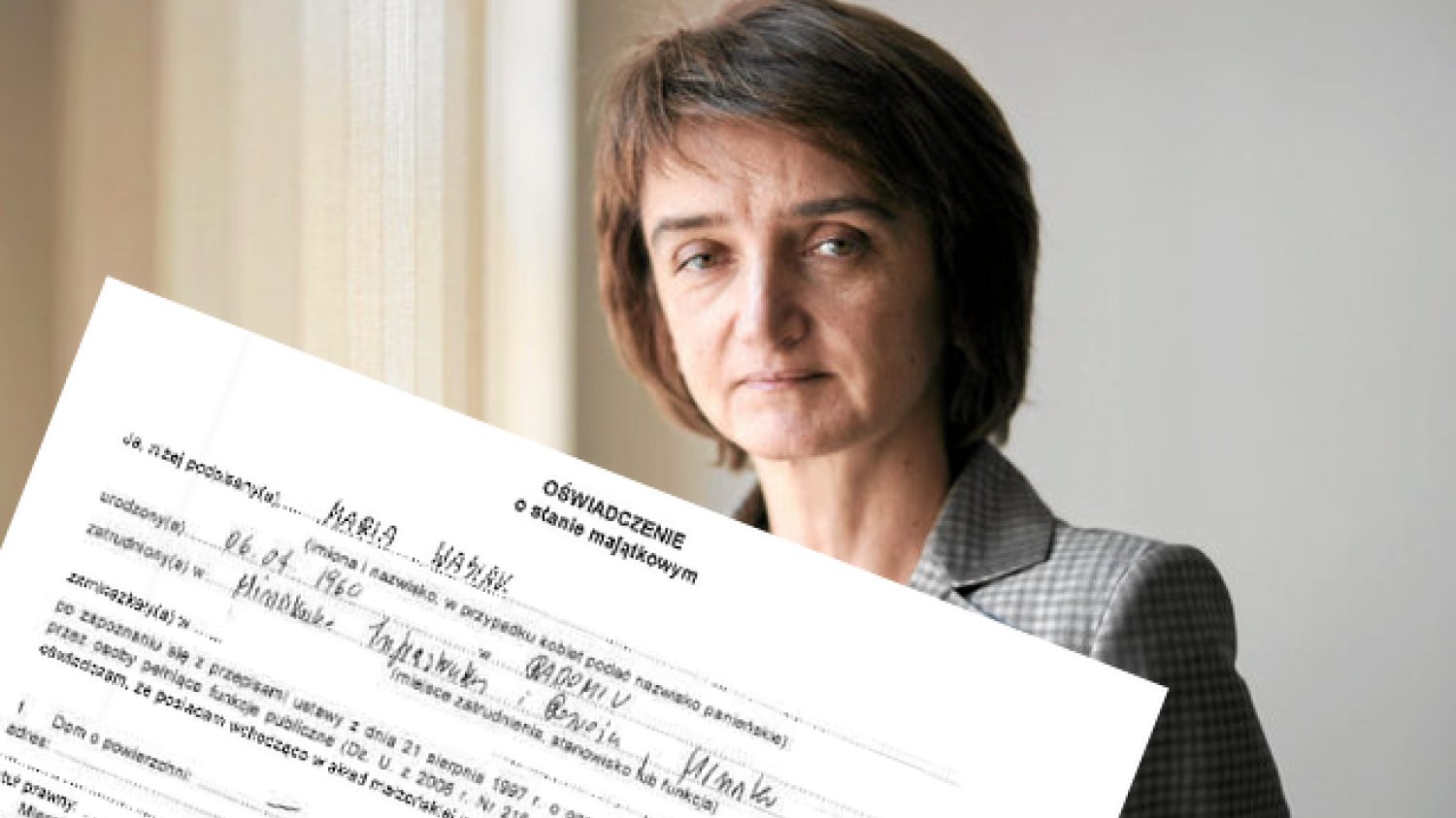 Maria Wasiak to najbogatsza osoba w rządzie.