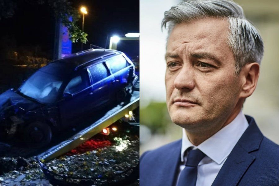 Robert Biedroń wydostał z płonącego auta 2-letniego chłopczyka i jego ojca.