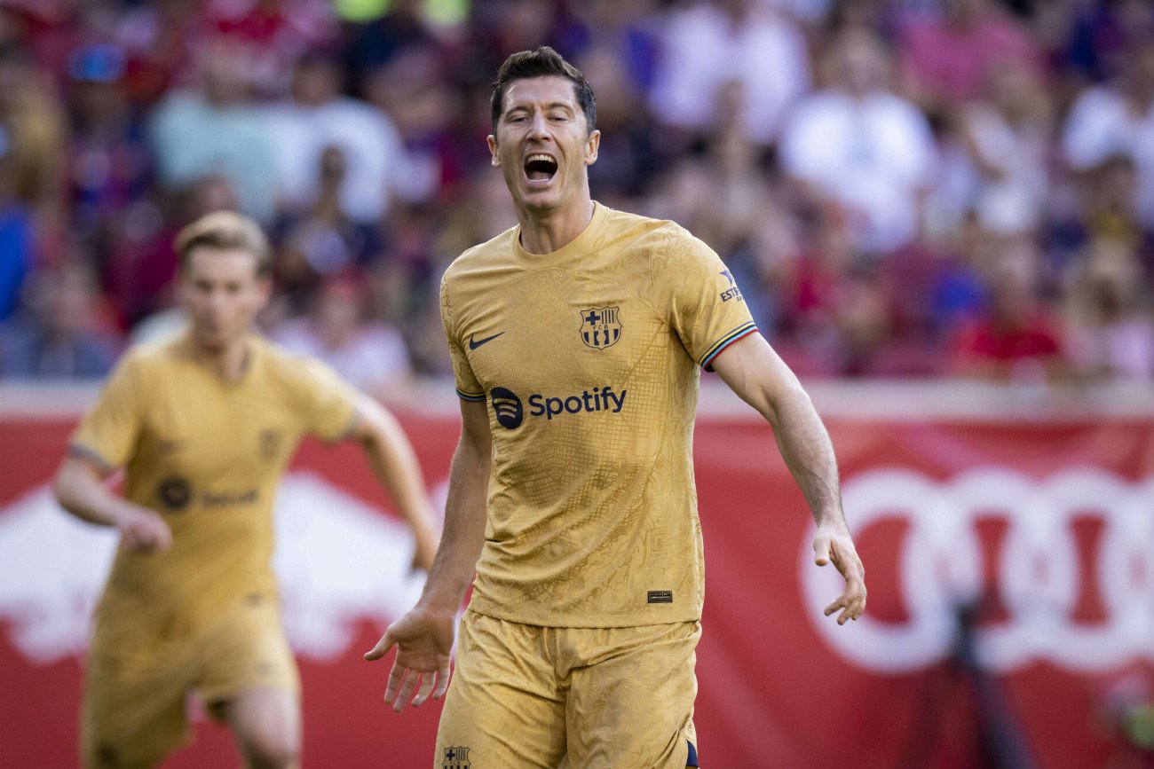 Sytuacji było kilka, ale Robert Lewandowski nie zdobył swojego debiutanckiego gola w USA dla FC Barcelony.