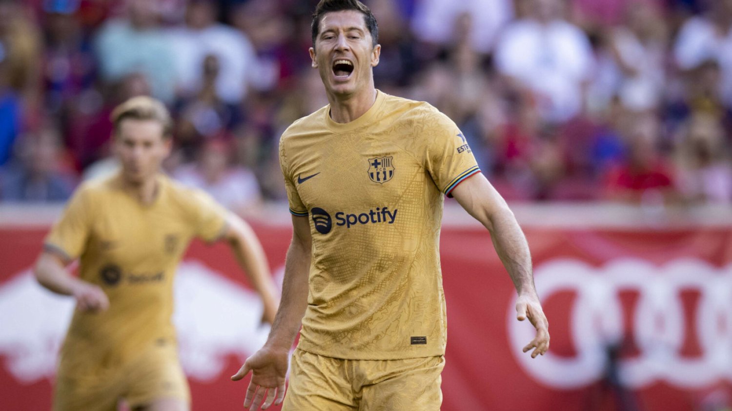 Sytuacji było kilka, ale Robert Lewandowski nie zdobył swojego debiutanckiego gola w USA dla FC Barcelony.